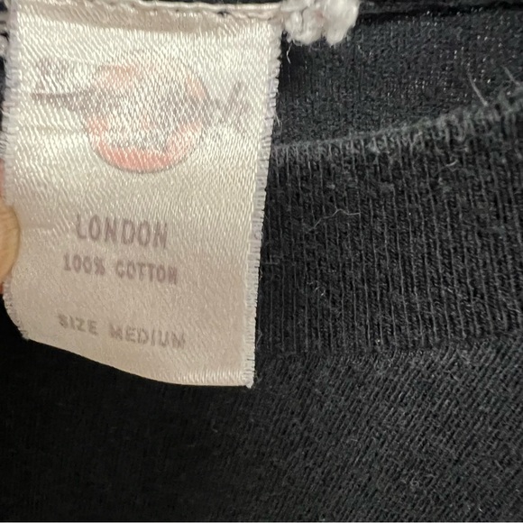 Vintage 90s Hard Rock Cafe London Black T-shirt Size Medium - Picture 5 of 5